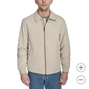 Dockers Bomber Jacket Tan Color Size XXL NWT